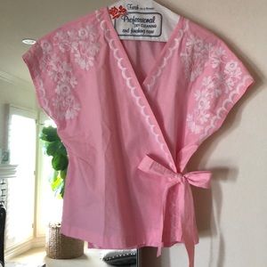 Madewell wrap blouse